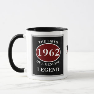 Taza Cumpleaños Cualquier Año Nacido En Monograma Agreg