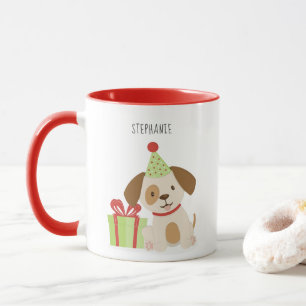 Taza Cumpleaños de Cute Puppy