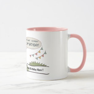 Taza Cumpleaños de niñas conejitas lindas con nombre pe