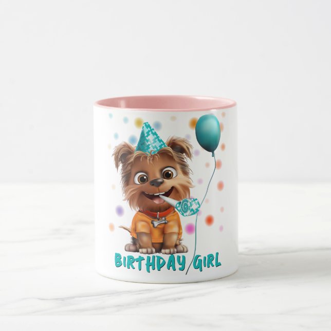 Taza Cumpleaños de Perro (Centro)