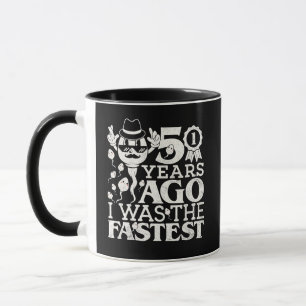 Taza Cumpleaños divertido de 50 años Fui el ganador más