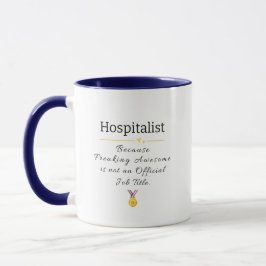 Taza Cumpleaños divertido del hospitalista médico