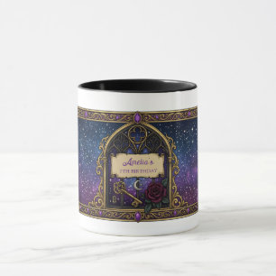 Taza Cumpleaños mágico personalizado de bruja