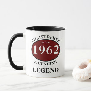 Taza Cumpleaños Personalizado Añadir Nombre Año Nacido 