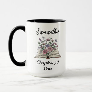 Taza Cumpleaños personalizado de 50 años - Capítulo 50