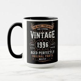 Taza Cumpleaños Retro 1996 El Hombre La Leyenda 30 Cump