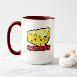Taza Cuña de Queso de Wisconsin
