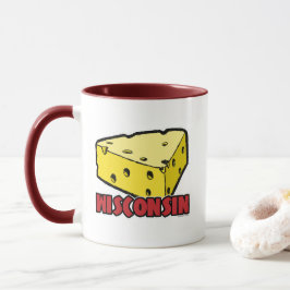Taza Cuña de queso de Wisconsin
