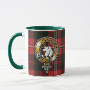 Taza Cunningha Tartan & Badge