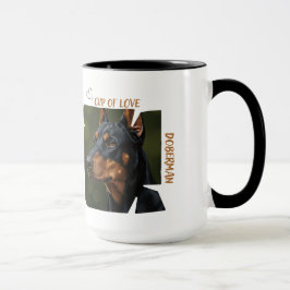 Taza Cup of Love Dog Lover 15 oz Coffee Mug Gift Ideas