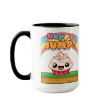 Cupcake Rojo/Blanco - Happy Jump