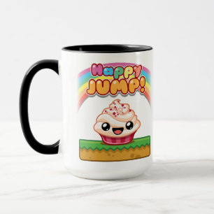 Taza Cupcake Rojo/Blanco - Happy Jump