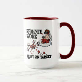 Taza Cupid Remote Work, Valentine’s Day