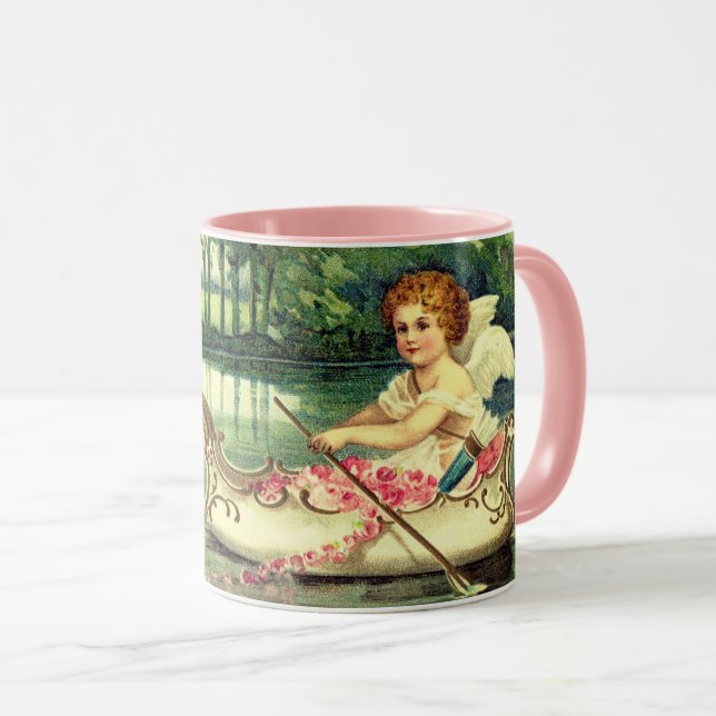 TAZA CUPIDA DE VALENTINA, BOMBARDEADA POR SWANS, SELLO  (Anverso derecho)