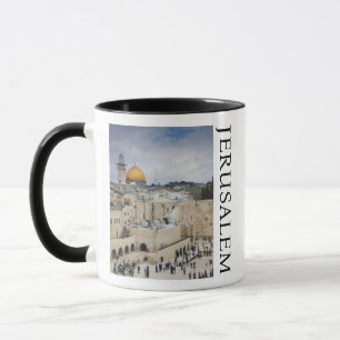 Taza Cúpula de la Roca Plaza del Muro Occidental, Jer