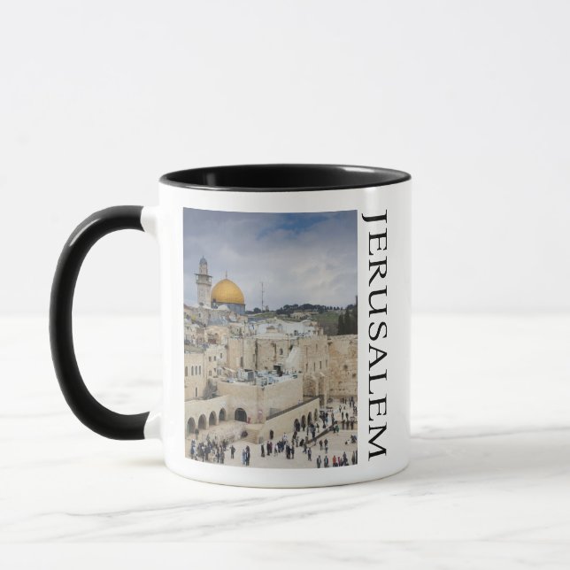 Taza Cúpula de la roca | Western Wall Plaza, Jerusalén (Izquierda)