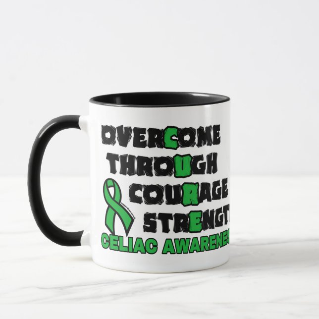 Taza CURE...Celiac Mug (Izquierda)