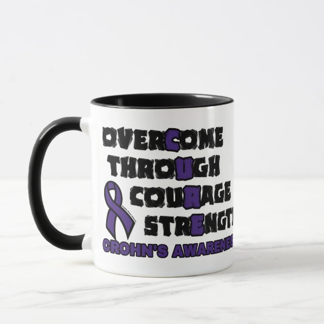 Taza CURE... Crohn's Mug (Izquierda)