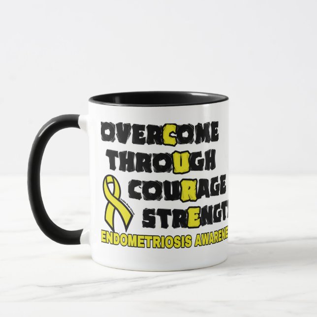 Taza CURE...Endometriosis (Izquierda)