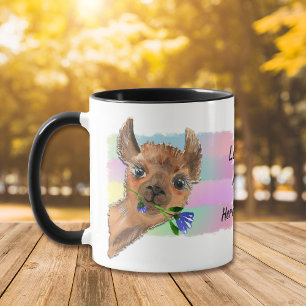 Taza Curiosa Llama Mia Mug