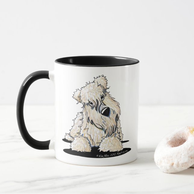 Taza Curiosa Wheaten Terrier (Con donut)