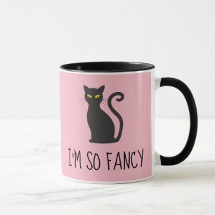Taza Curiosas tonterías de CAFÉ de CAT. SOY TAN FANCY.