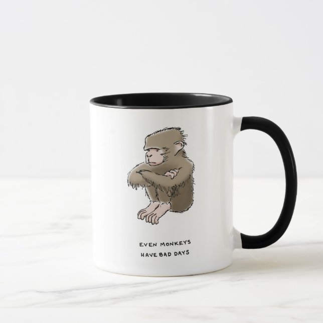 Taza curiosidades del mono (Derecha)