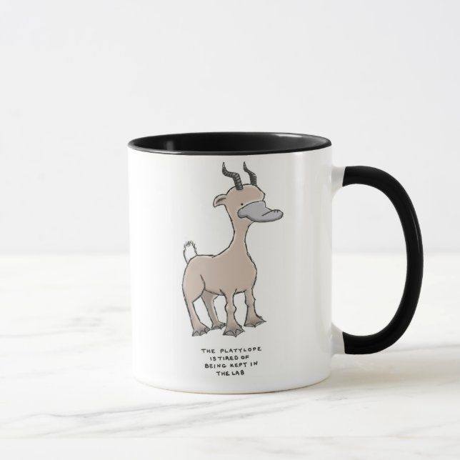 Taza curiosidades del platylope (Derecha)