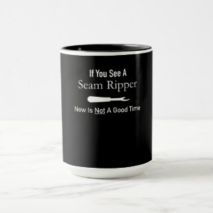Taza Curioso acribillamiento de ideas de regalo de Seam