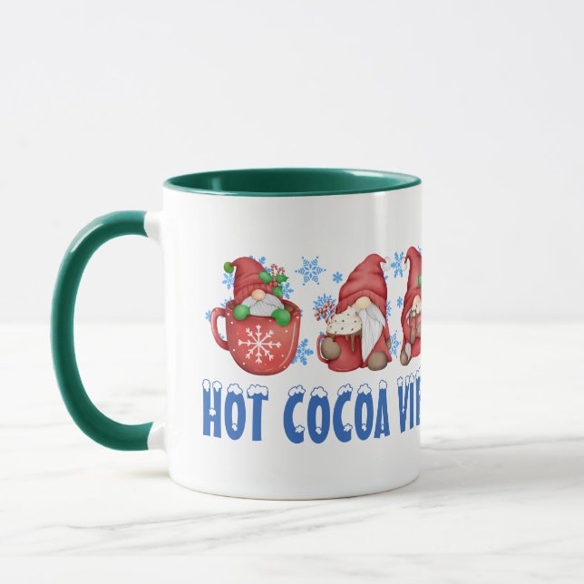 Taza Curioso Cacao Caliente Vibes Gnome (Izquierda)