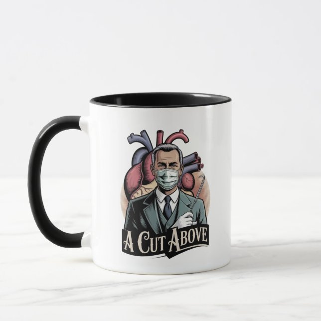 Taza Curioso cirujano Mug Médico (Izquierda)