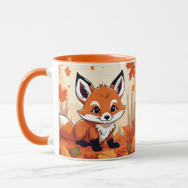 Taza Curte Playful Baby Fox (Izquierda)