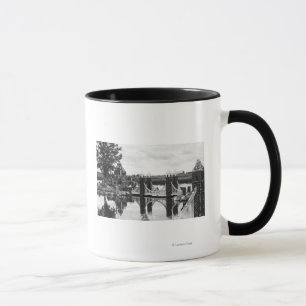 Taza Curva, fotografía del jardín de piedras de Orego