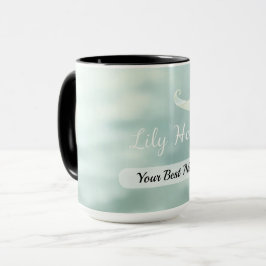 Taza curva personalizada Lily Hope
