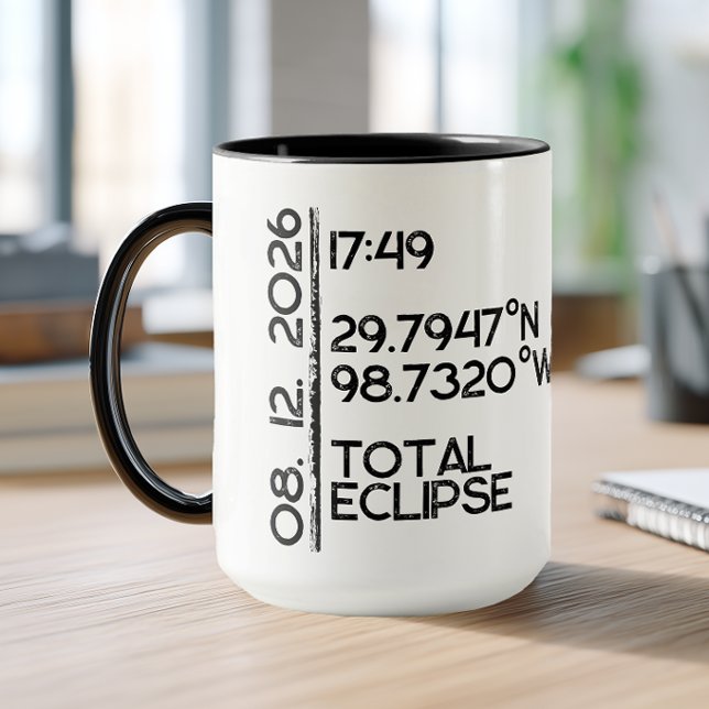 Taza Custom 2026 Eclipse (Custom Eclipse Coffee Mug)