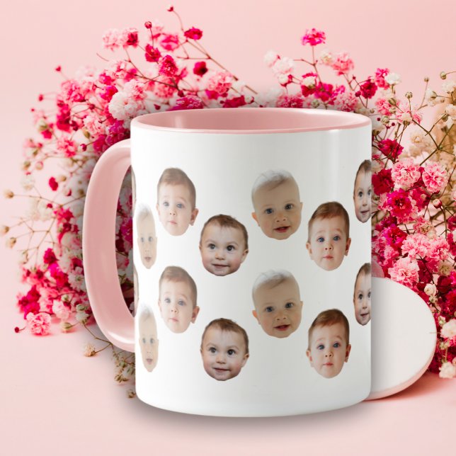 Taza Custom Baby Face personalized photo  (Subido por el creador)