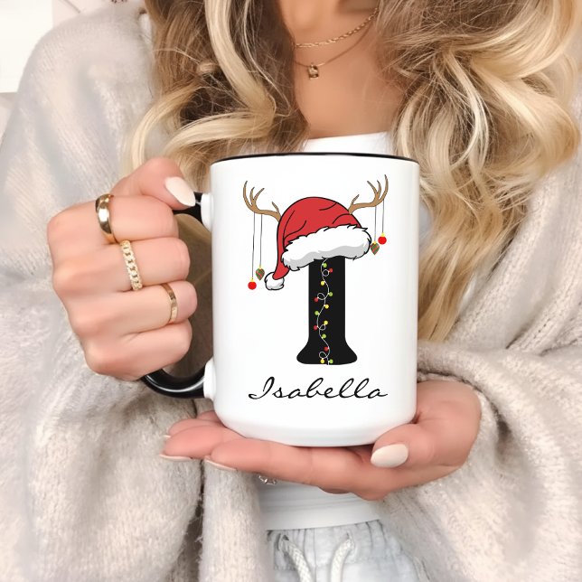 Taza Custom Bulk Christmas Mug for Employees & Teachers (personalized christmas mug, christmas alphabet mug, family christmas mug, santa claus mug for women,)