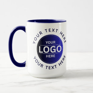Taza Custom Business Brand Logo