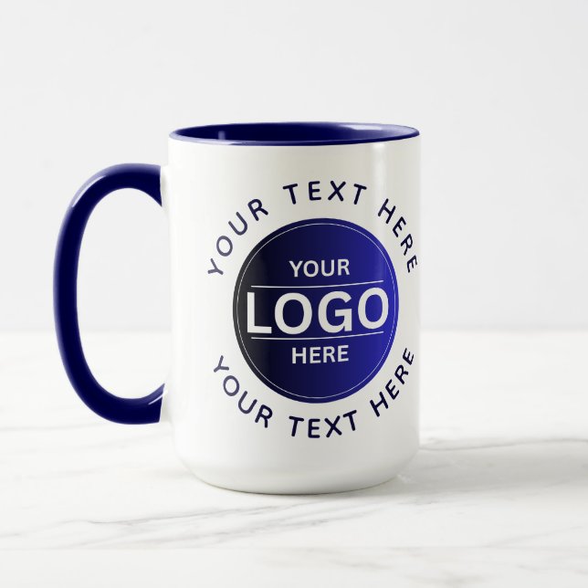 Taza Custom Business Brand Logo (Izquierda)