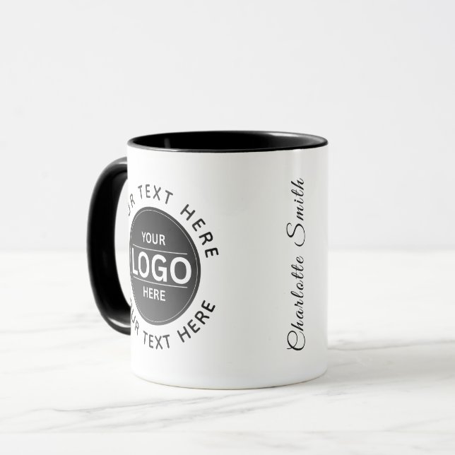 Taza Custom Business Brand Logo (Anverso izquierdo)