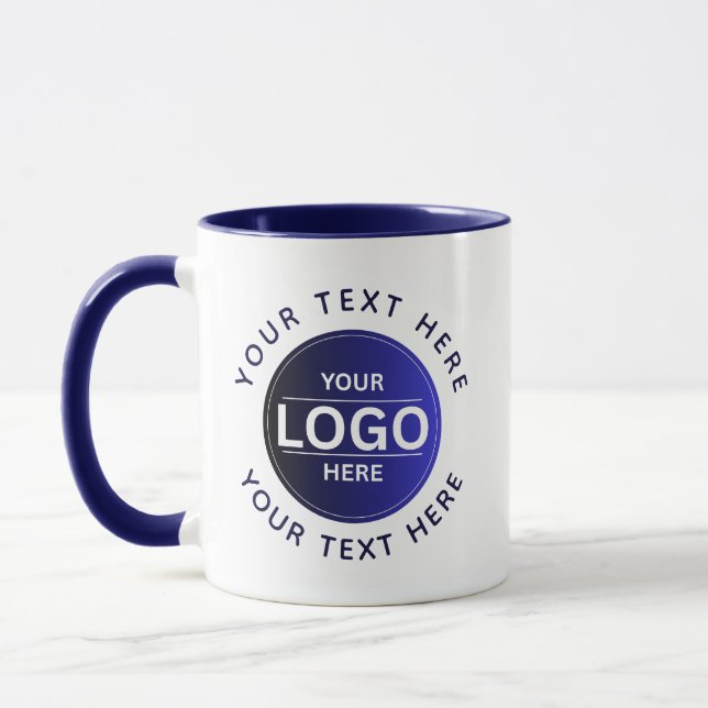 Taza Custom Business Brand Logo (Izquierda)