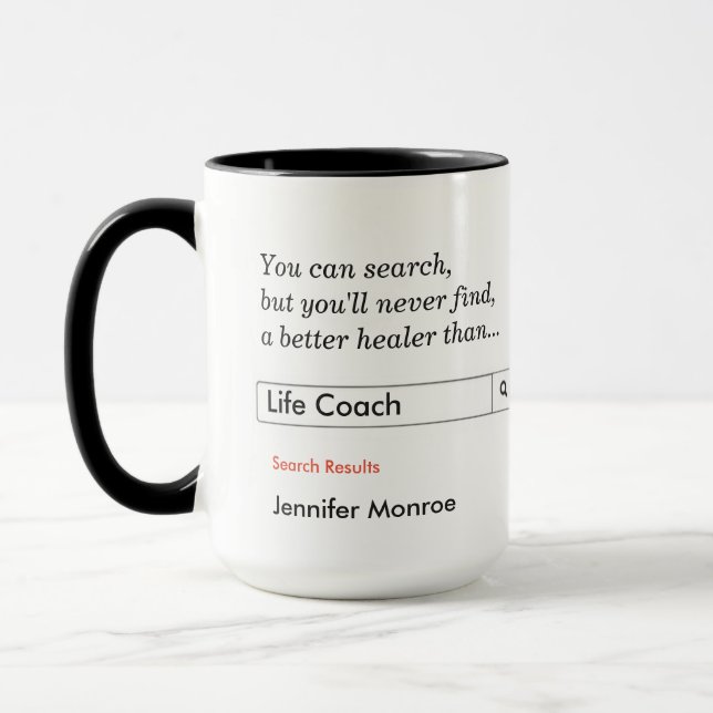 Taza Custom Gift for Life Coach (Izquierda)