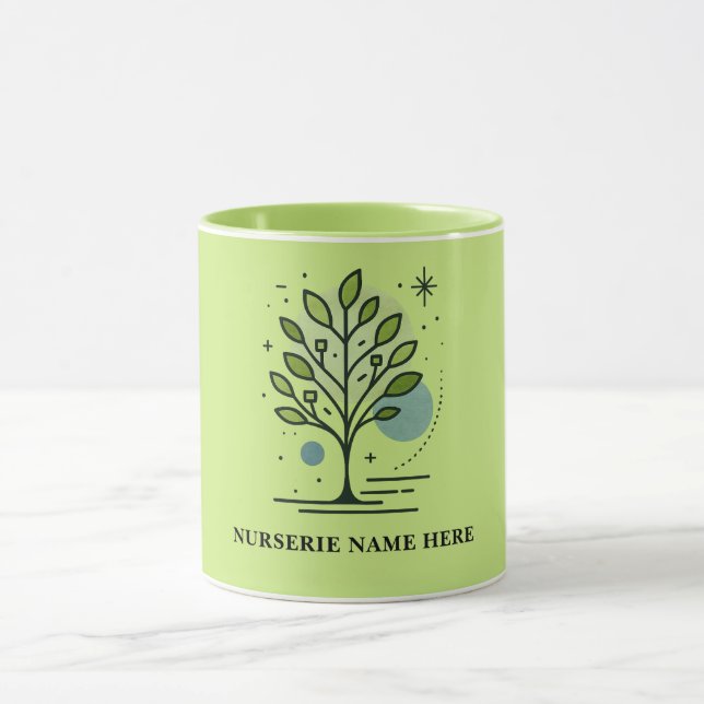 Taza Custom Greenleaf Nursery Branding  (Centro)