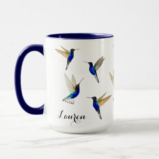 Taza Custom Hummingbirds Mug