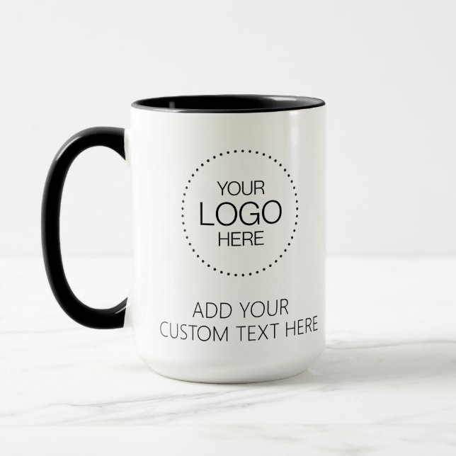 Taza Custom Logotipo Store & Business (Izquierda)