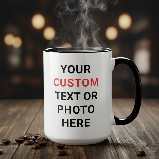 Taza Custom Mug | Add Text, Photo, Logo or Design Here  (Subido por el creador)