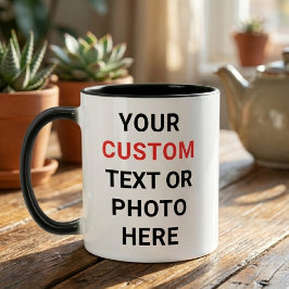 Taza Custom Mug | Add Text, Photo, Logo or Design Here 