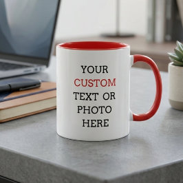 Taza Custom mug with your text or photo  