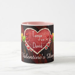 Taza custom name valentines mugs