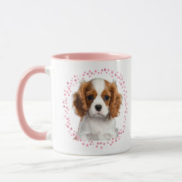 Taza Custom pastel pink cavalier mug Photo Personalized